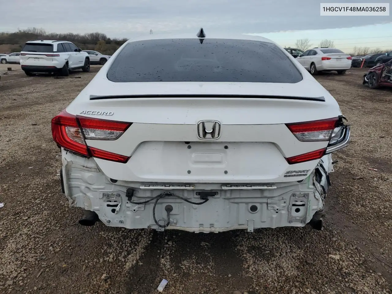 1HGCV1F48MA036258 2021 Honda Accord Sport Se