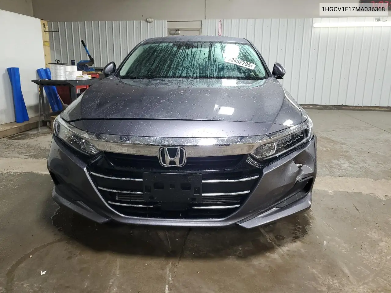 1HGCV1F17MA036368 2021 Honda Accord Lx