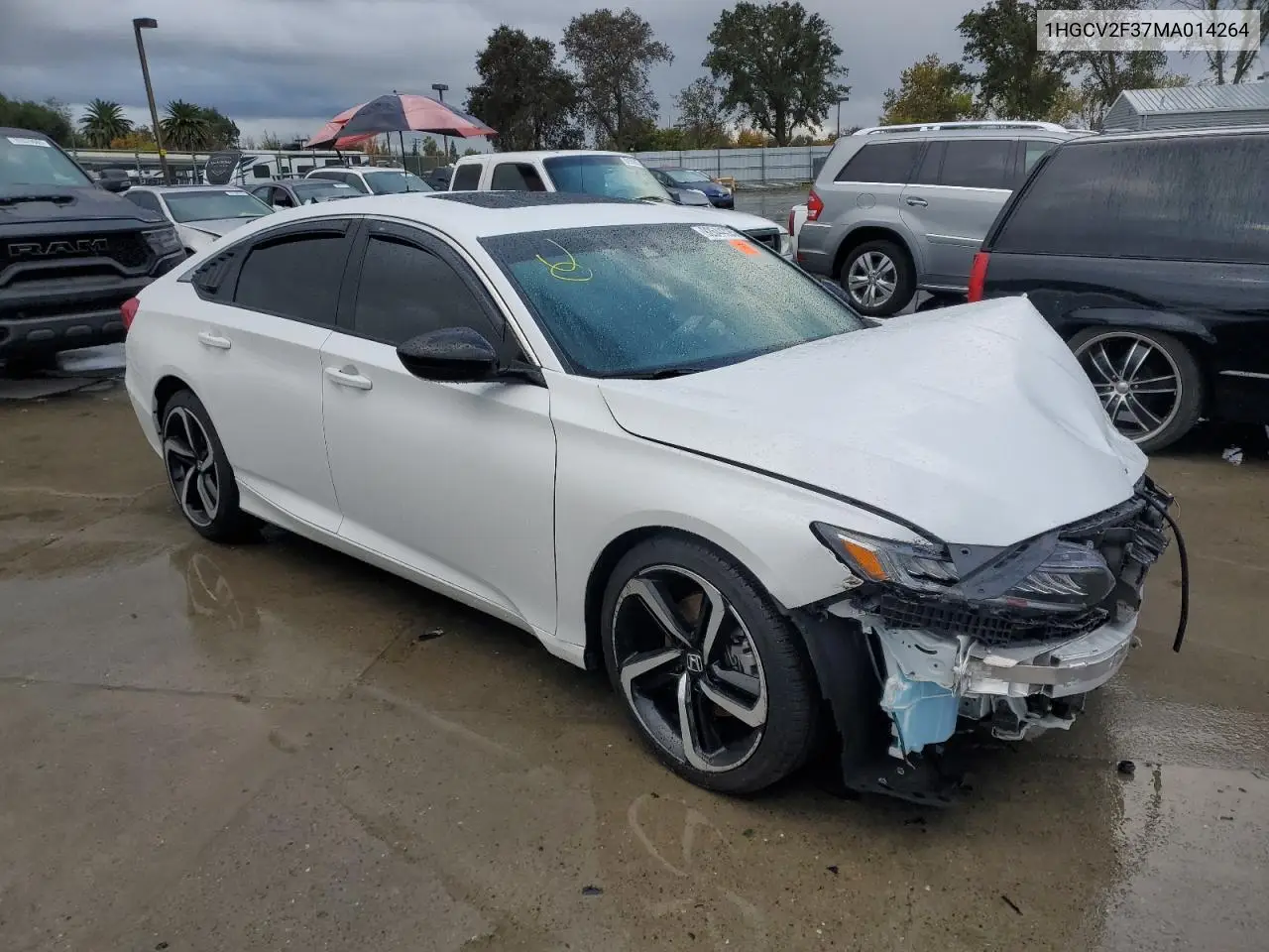 1HGCV2F37MA014264 2021 Honda Accord Sport