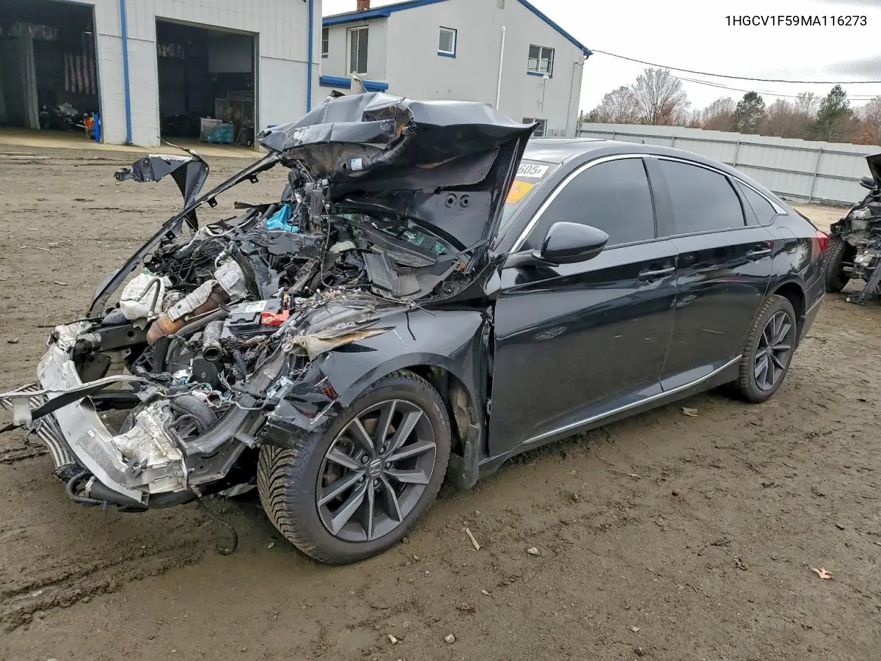 1HGCV1F59MA116273 2021 Honda Accord Exl
