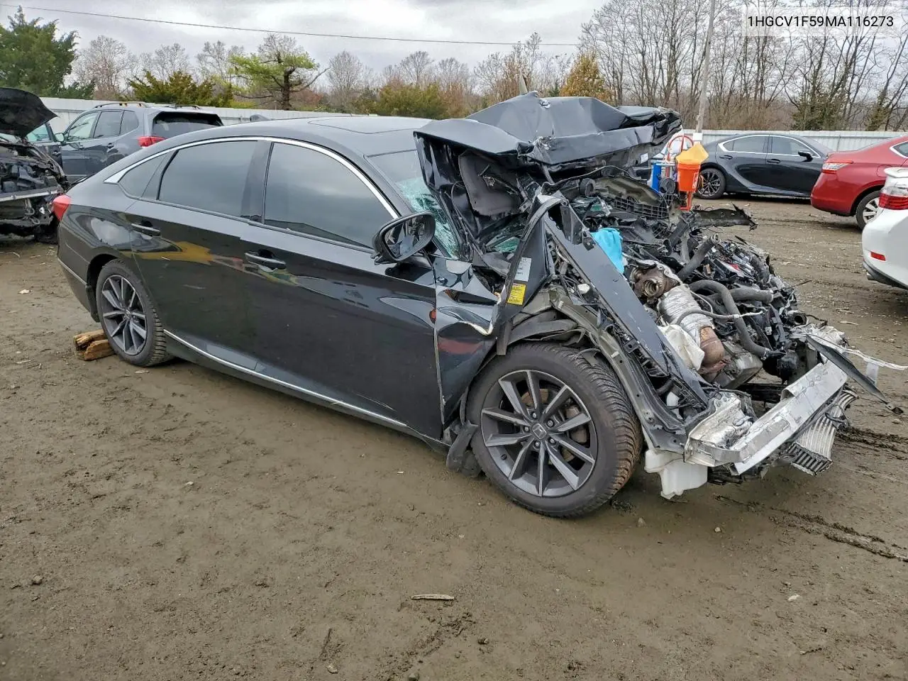 1HGCV1F59MA116273 2021 Honda Accord Exl