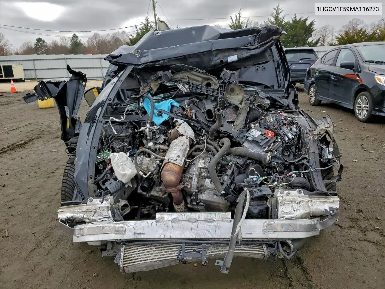 1HGCV1F59MA116273 2021 Honda Accord Exl