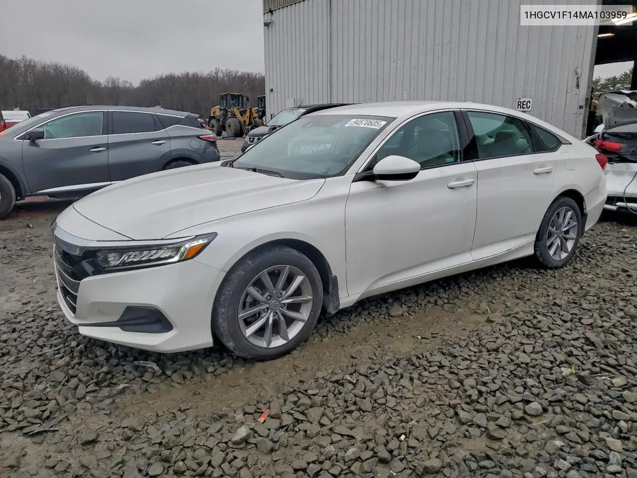 1HGCV1F14MA103959 2021 Honda Accord Lx