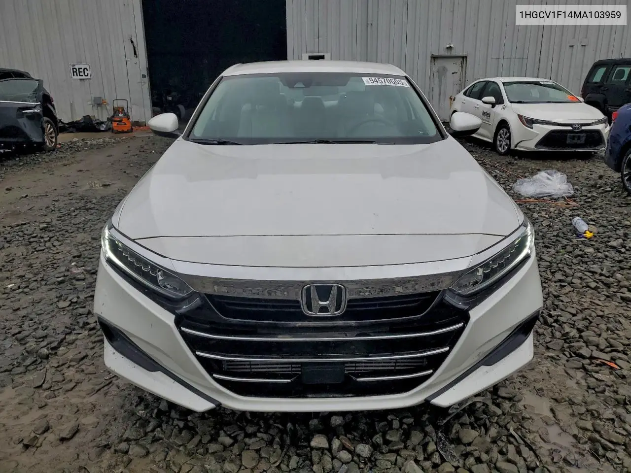 1HGCV1F14MA103959 2021 Honda Accord Lx