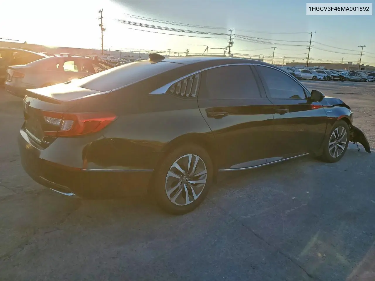 1HGCV3F46MA001892 2021 Honda Accord Hybrid Ex