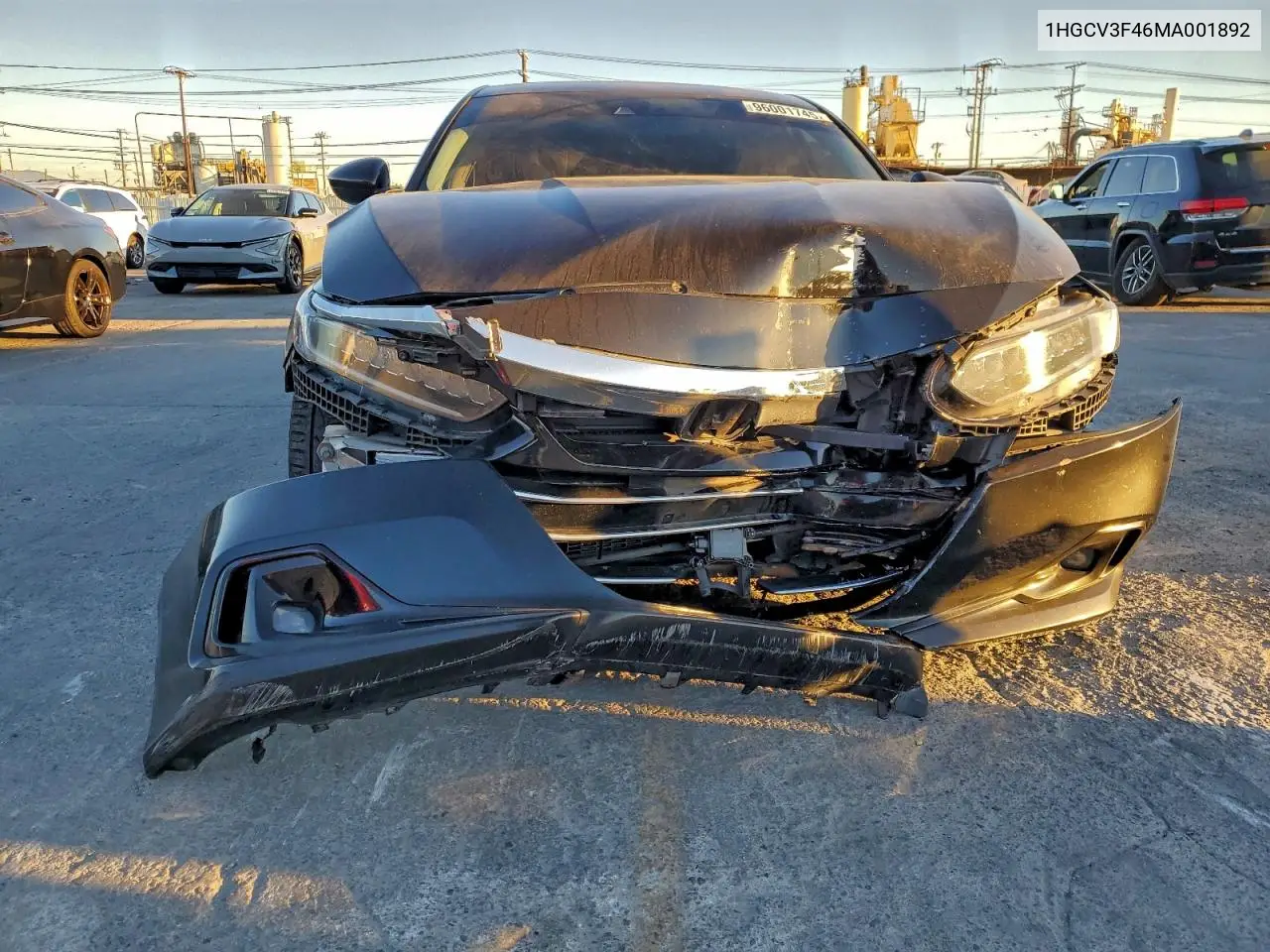 1HGCV3F46MA001892 2021 Honda Accord Hybrid Ex