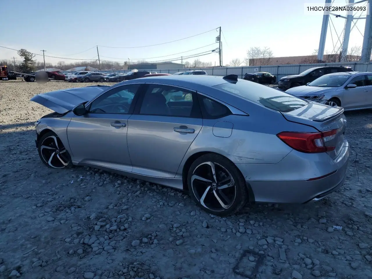 1HGCV3F28NA036093 2022 Honda Accord Hybrid Sport