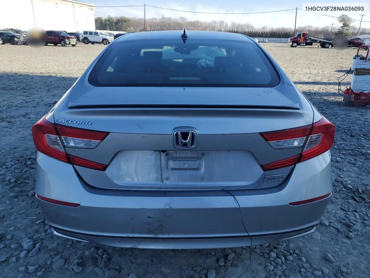 1HGCV3F28NA036093 2022 Honda Accord Hybrid Sport