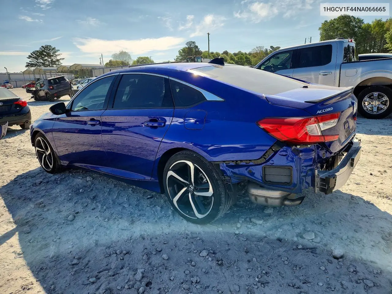 2022 Honda Accord Sport Se VIN: 1HGCV1F44NA066665 Lot: 49021766