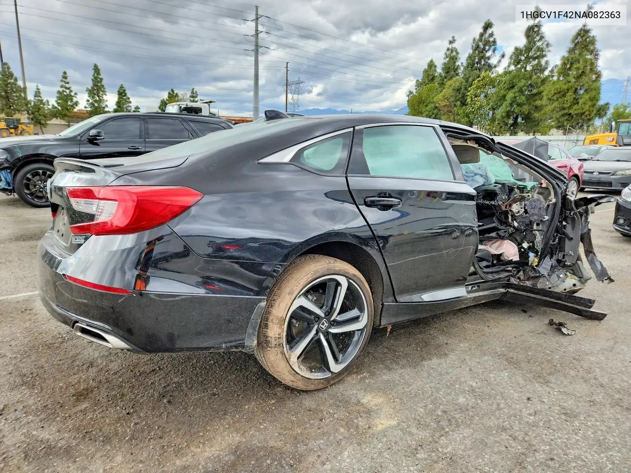 2022 Honda Accord Sport Se VIN: 1HGCV1F42NA082363 Lot: 52257676
