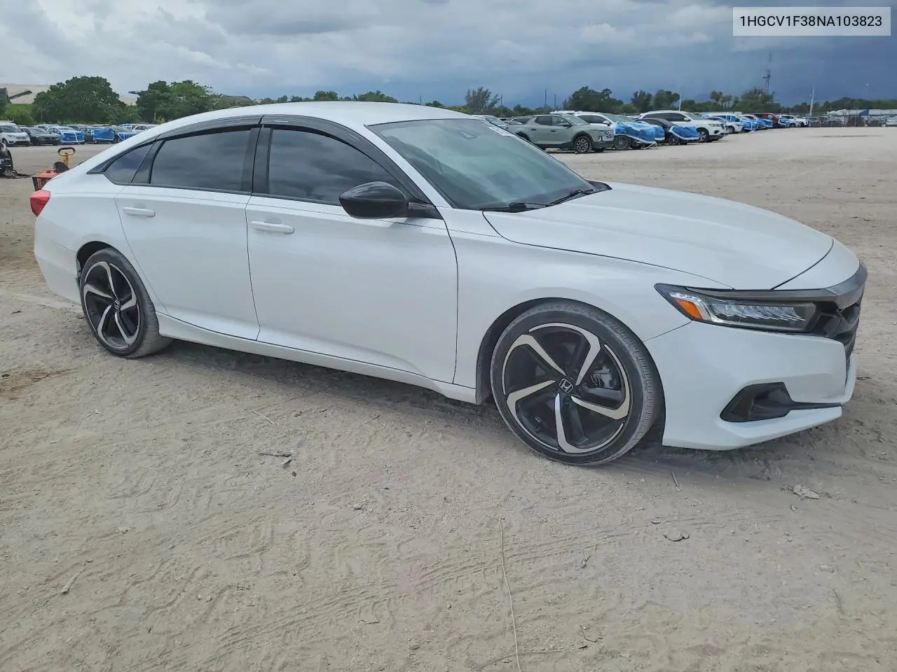 1HGCV1F38NA103823 2022 Honda Accord Sport