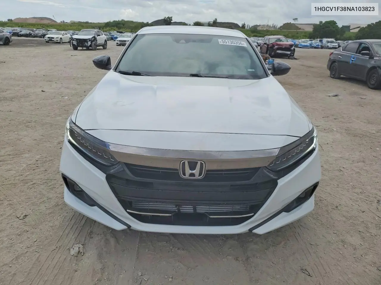 1HGCV1F38NA103823 2022 Honda Accord Sport