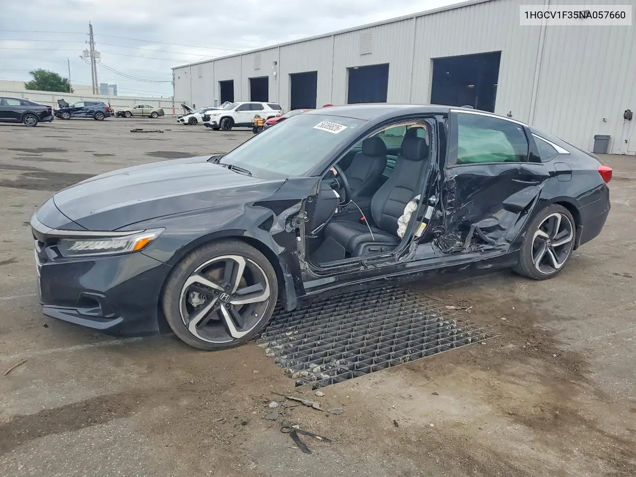 2022 Honda Accord Sport VIN: 1HGCV1F35NA057660 Lot: 56389826