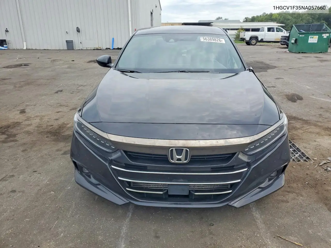 2022 Honda Accord Sport VIN: 1HGCV1F35NA057660 Lot: 56389826