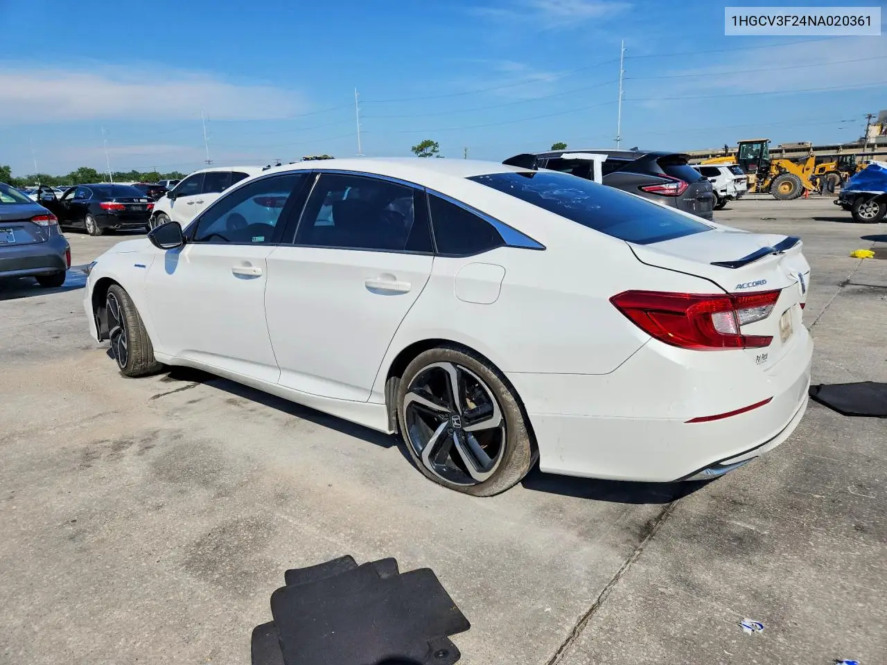 2022 Honda Accord Hybrid Sport VIN: 1HGCV3F24NA020361 Lot: 59272926