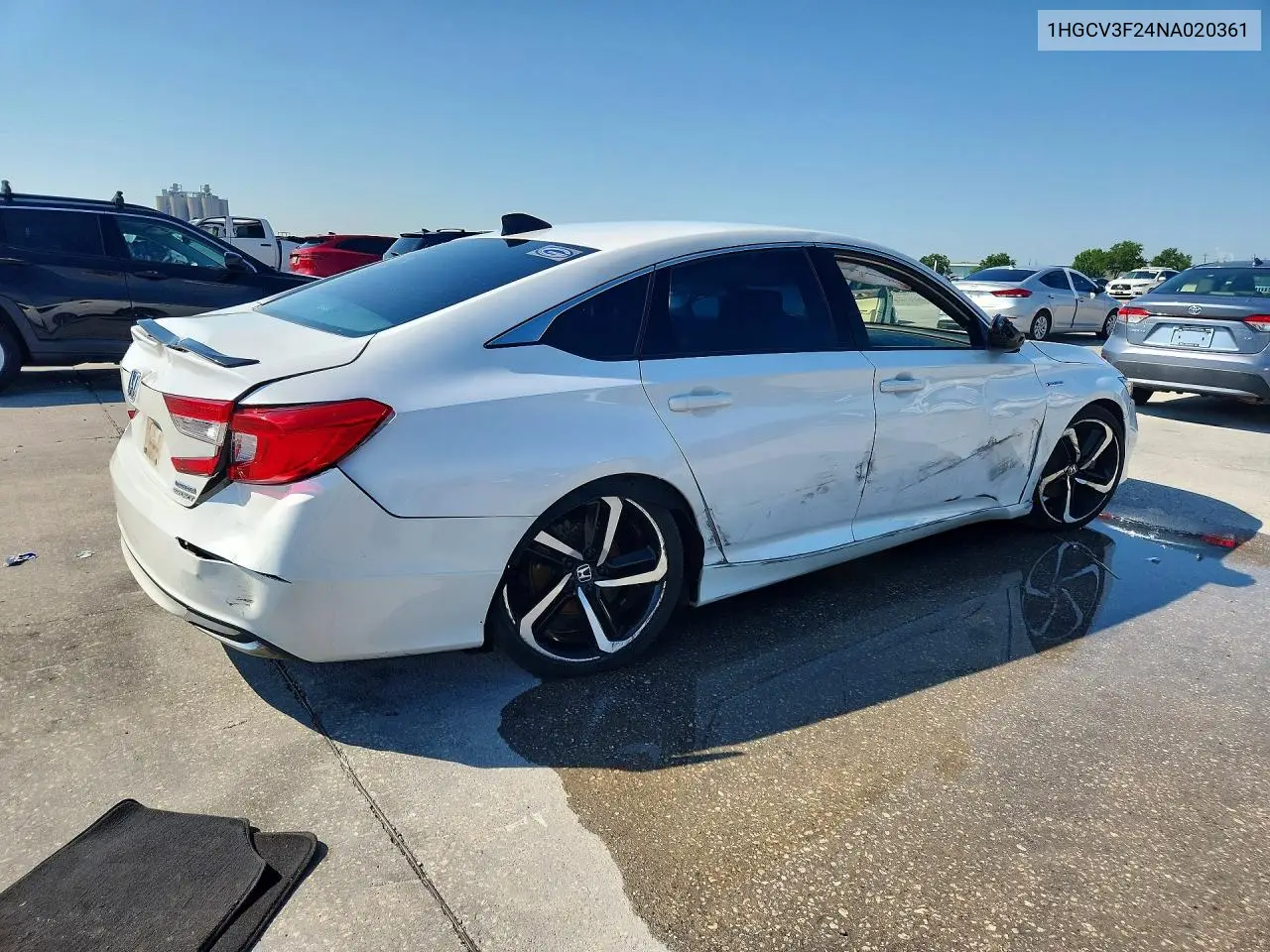 2022 Honda Accord Hybrid Sport VIN: 1HGCV3F24NA020361 Lot: 59272926