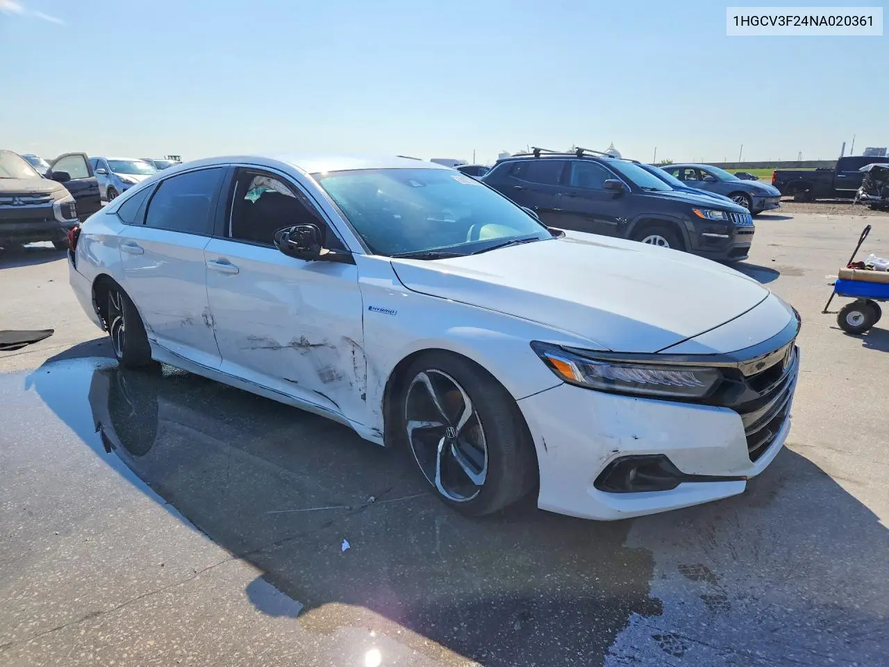 2022 Honda Accord Hybrid Sport VIN: 1HGCV3F24NA020361 Lot: 59272926