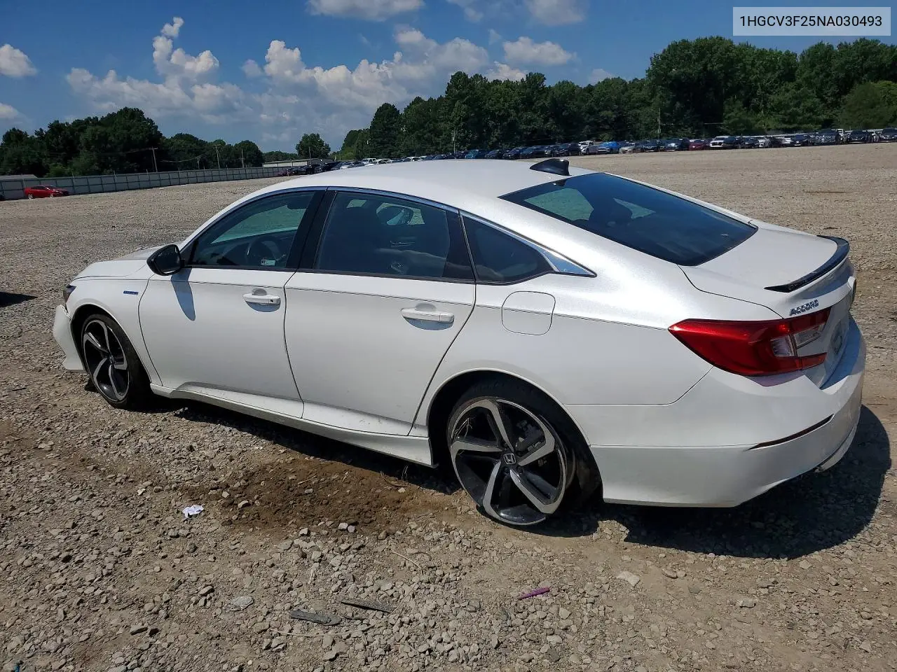 2022 Honda Accord Hybrid Sport VIN: 1HGCV3F25NA030493 Lot: 60137056