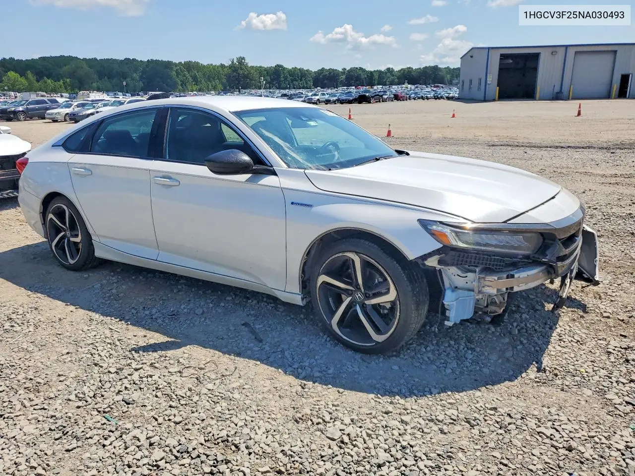 2022 Honda Accord Hybrid Sport VIN: 1HGCV3F25NA030493 Lot: 60137056