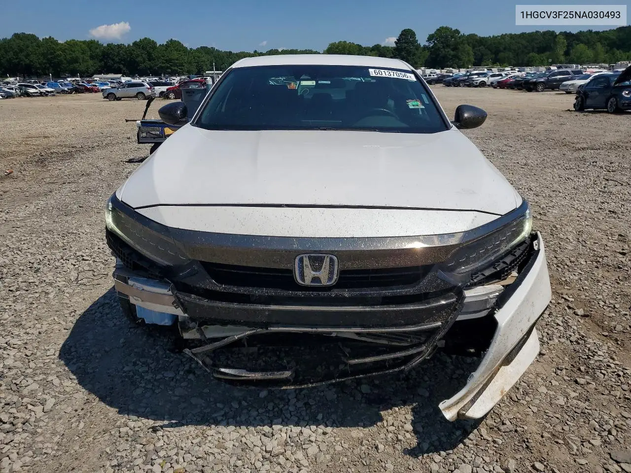 2022 Honda Accord Hybrid Sport VIN: 1HGCV3F25NA030493 Lot: 60137056