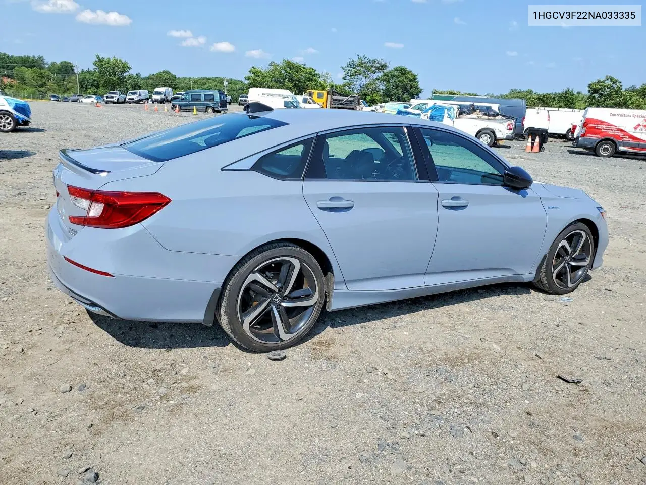 1HGCV3F22NA033335 2022 Honda Accord Hybrid Sport