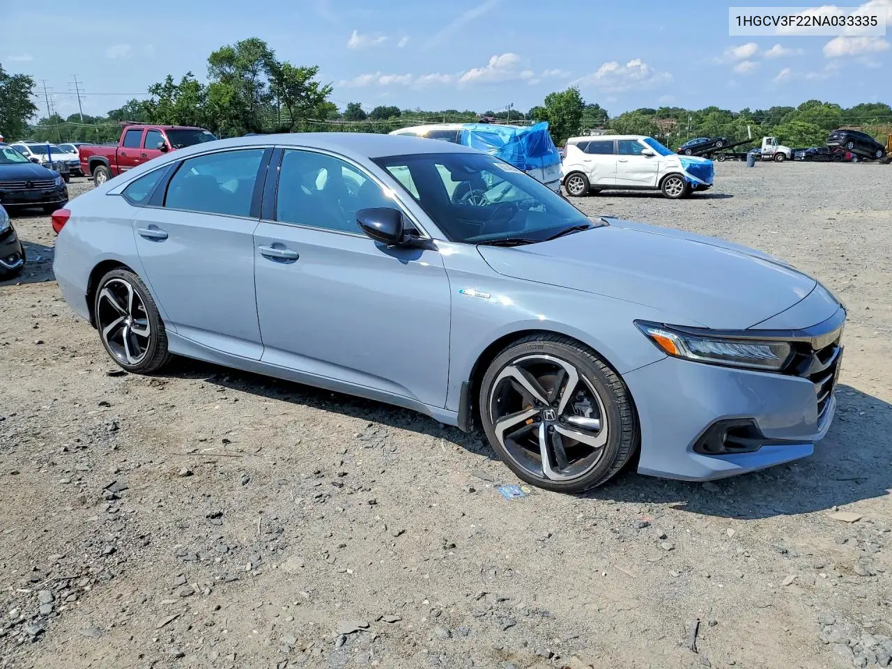 1HGCV3F22NA033335 2022 Honda Accord Hybrid Sport