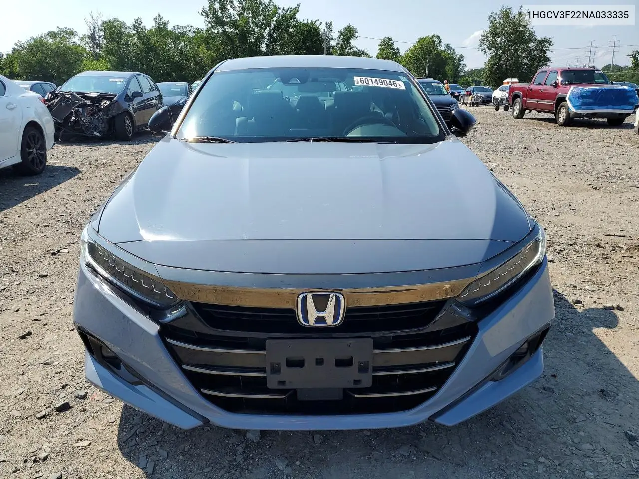 1HGCV3F22NA033335 2022 Honda Accord Hybrid Sport