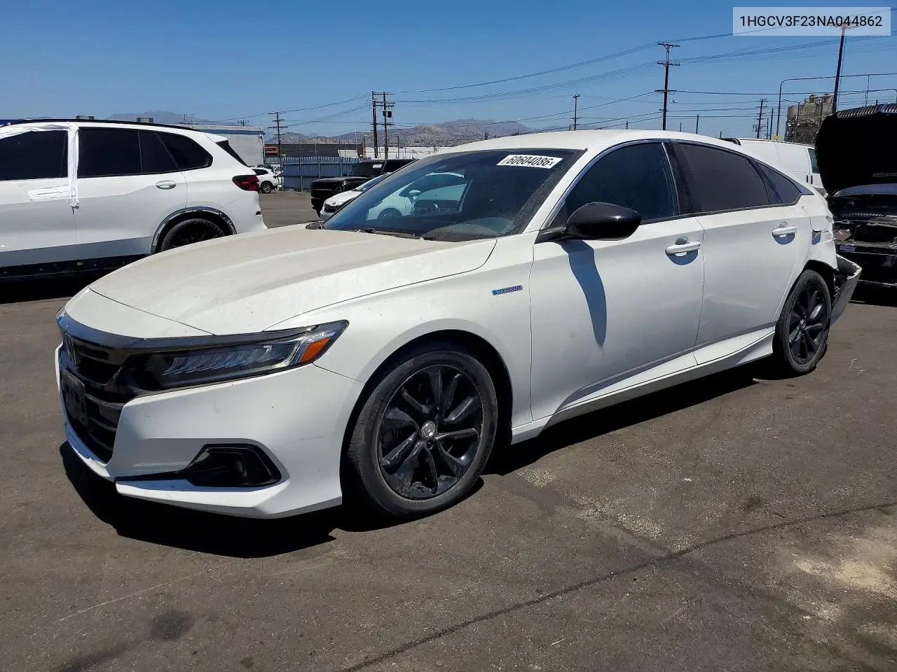 2022 Honda Accord Hybrid Sport VIN: 1HGCV3F23NA044862 Lot: 60604086