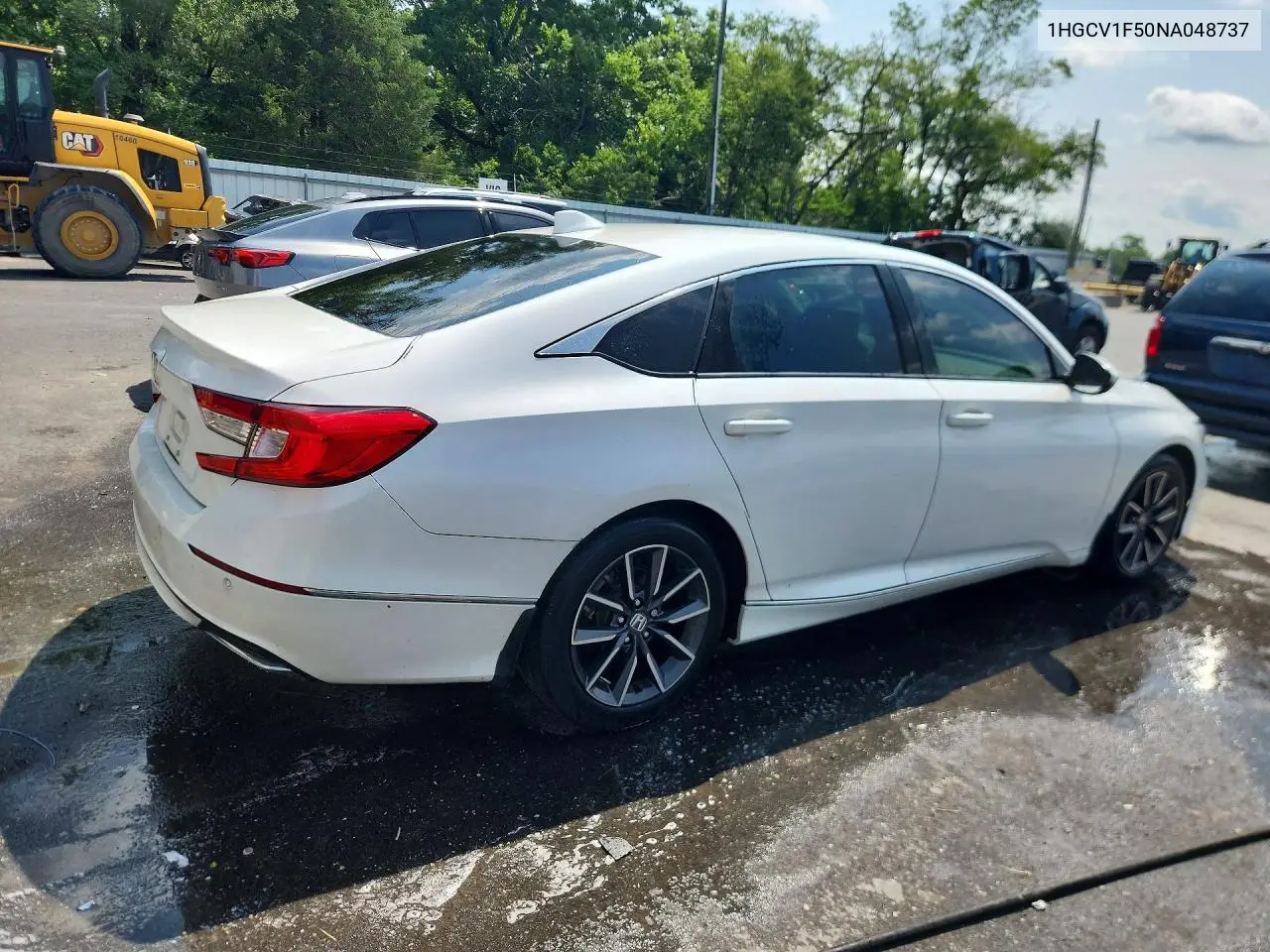2022 Honda Accord Exl VIN: 1HGCV1F50NA048737 Lot: 61310126