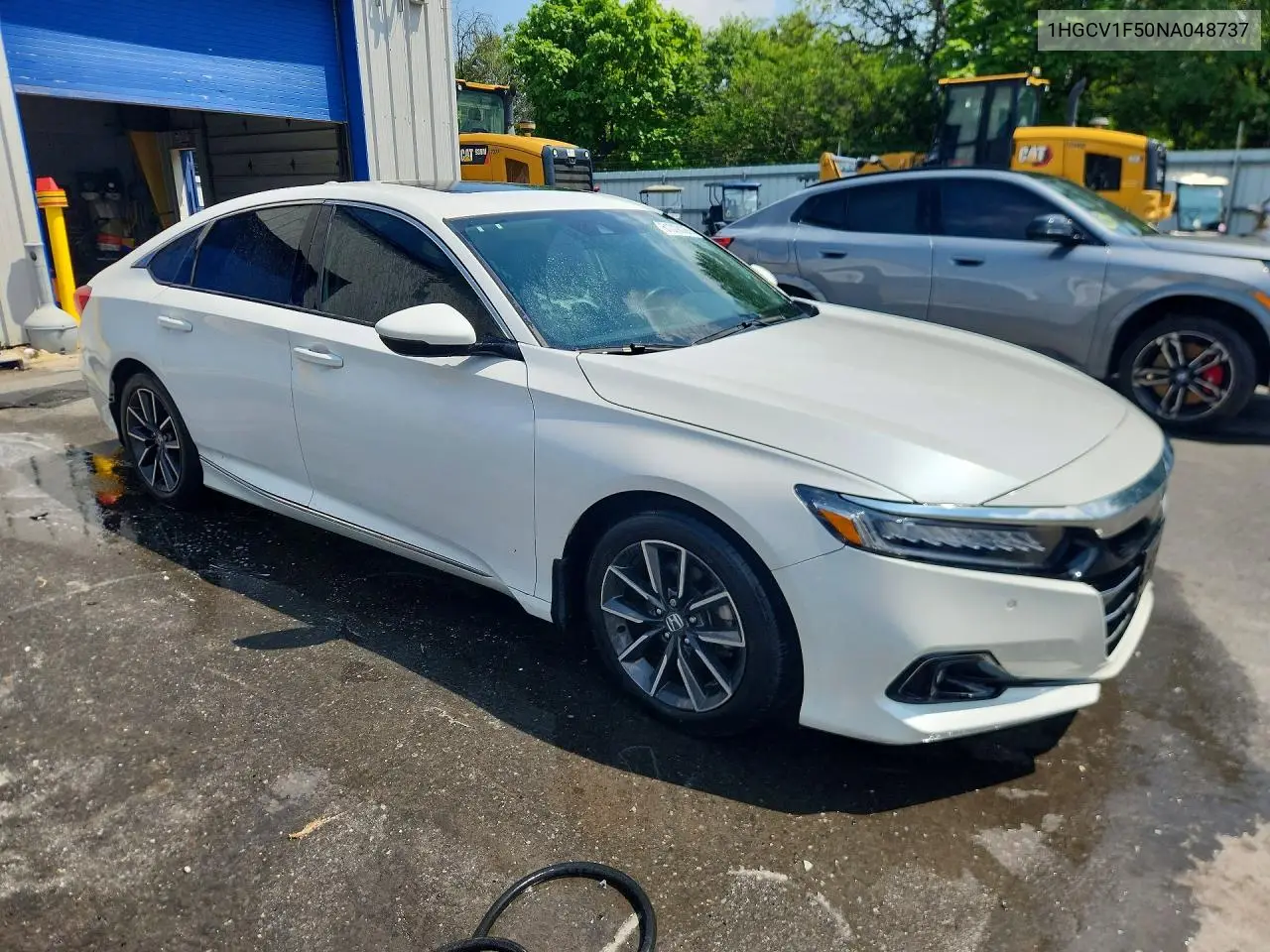 2022 Honda Accord Exl VIN: 1HGCV1F50NA048737 Lot: 61310126