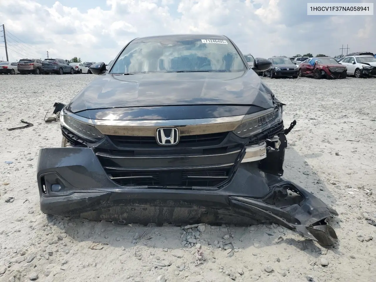 1HGCV1F37NA058941 2022 Honda Accord Sport