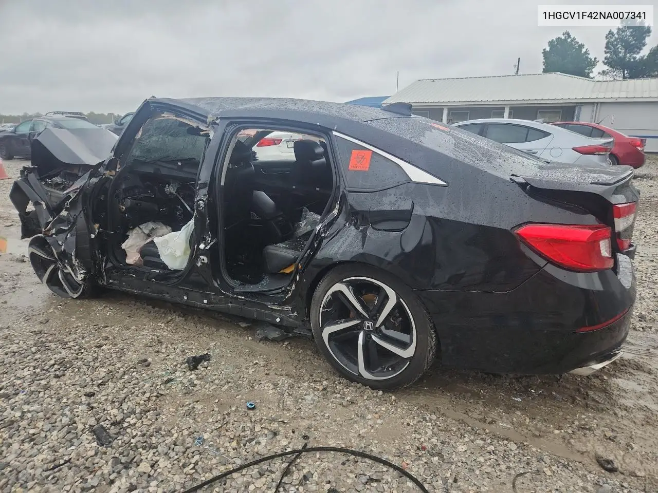 1HGCV1F42NA007341 2022 Honda Accord Sport Se