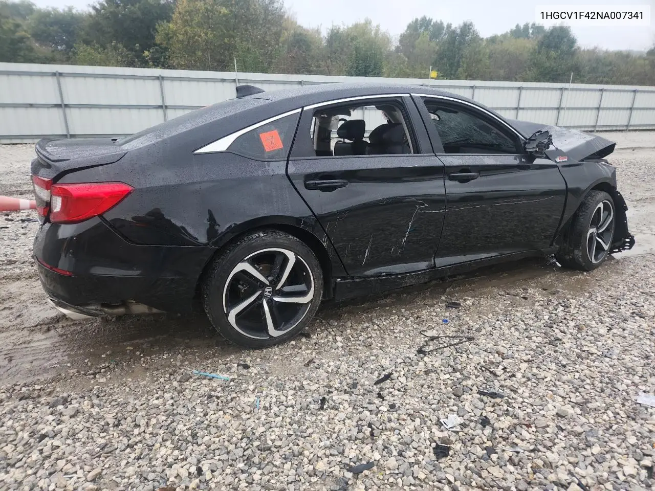 1HGCV1F42NA007341 2022 Honda Accord Sport Se