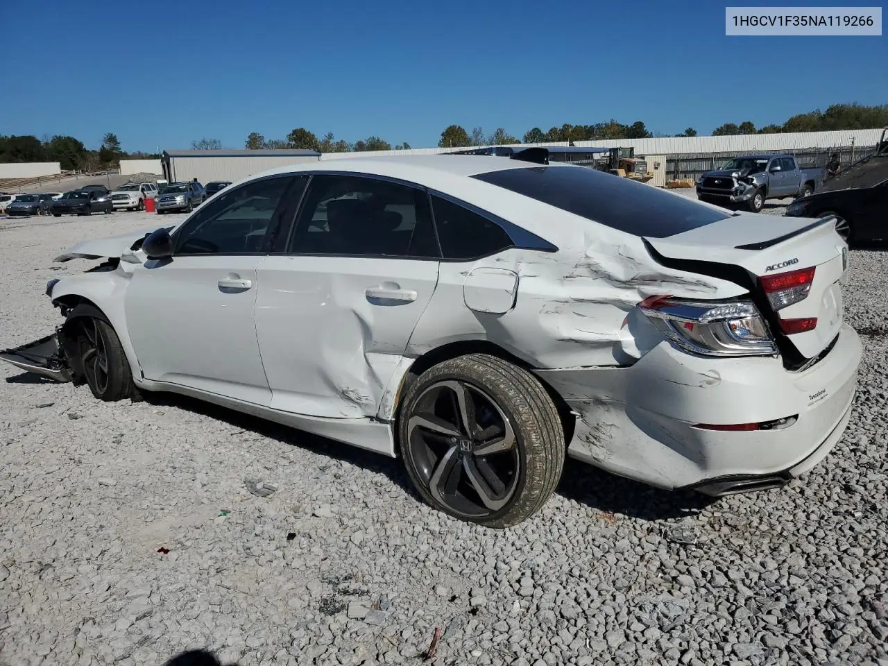 1HGCV1F35NA119266 2022 Honda Accord Sport
