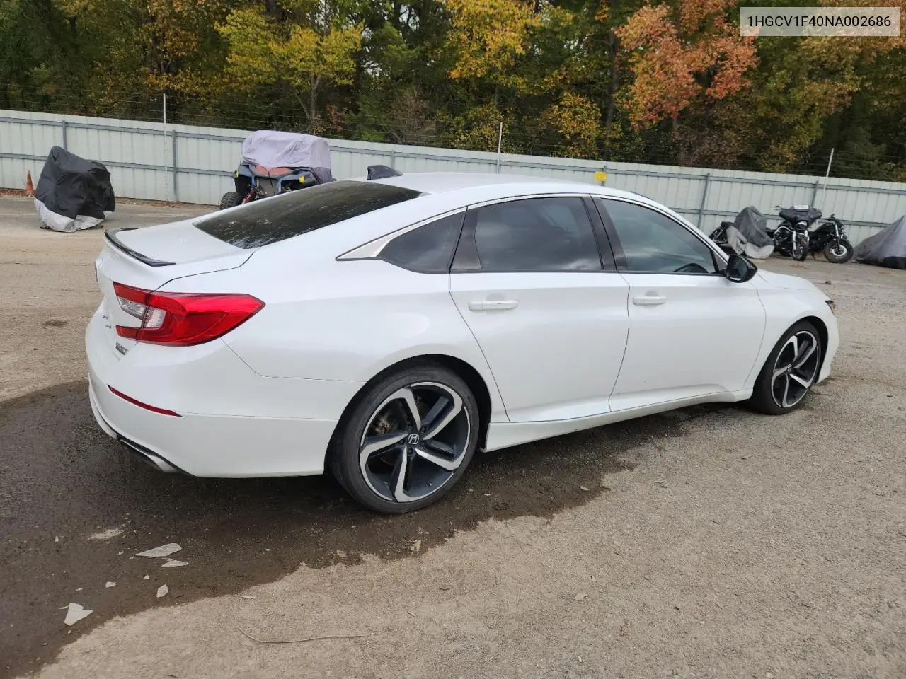 1HGCV1F40NA002686 2022 Honda Accord Sport Se