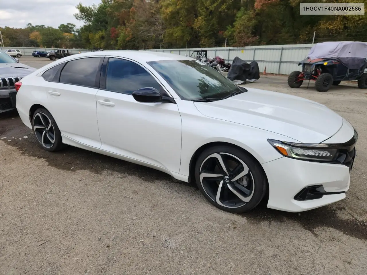 1HGCV1F40NA002686 2022 Honda Accord Sport Se