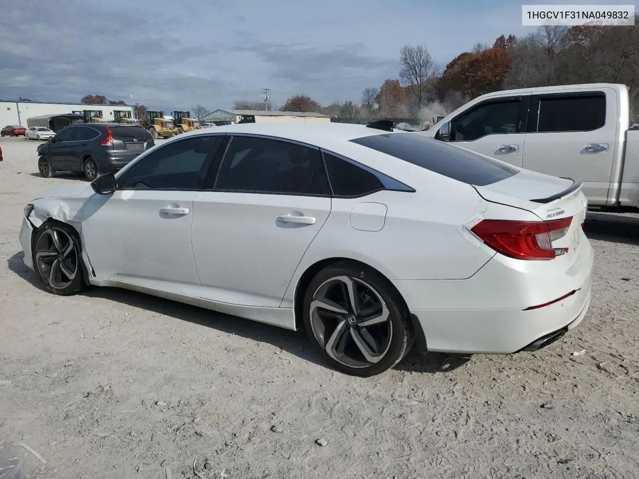 1HGCV1F31NA049832 2022 Honda Accord Sport
