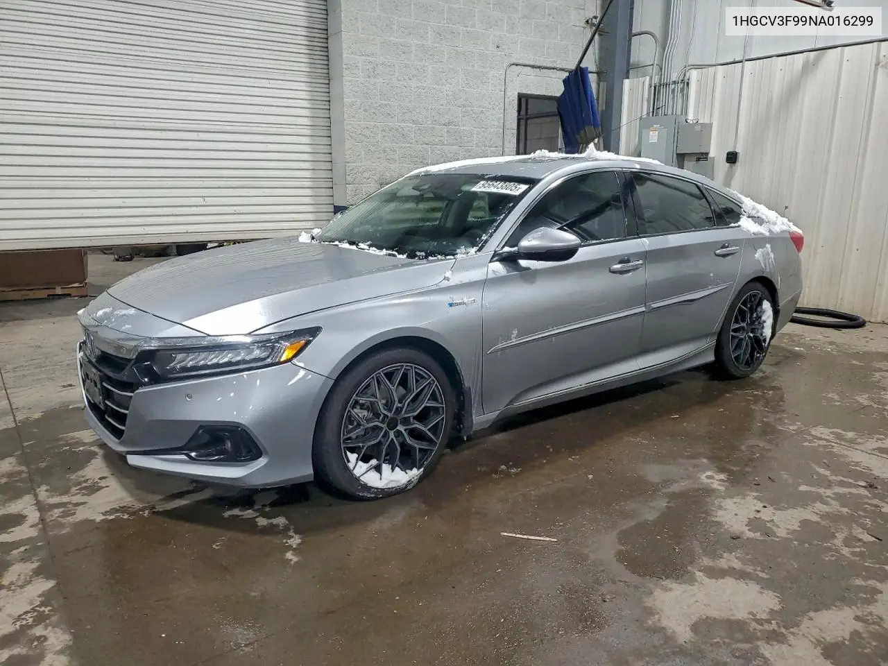 1HGCV3F99NA016299 2022 Honda Accord Touring Hybrid