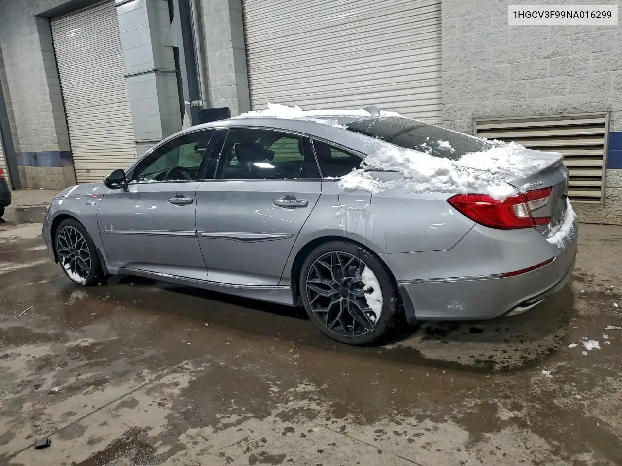1HGCV3F99NA016299 2022 Honda Accord Touring Hybrid
