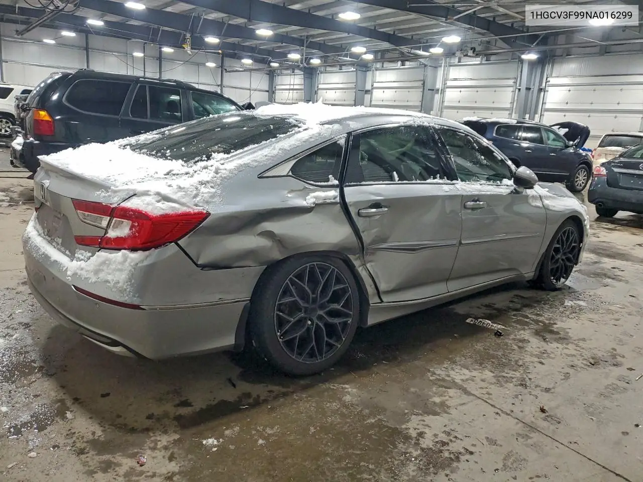1HGCV3F99NA016299 2022 Honda Accord Touring Hybrid