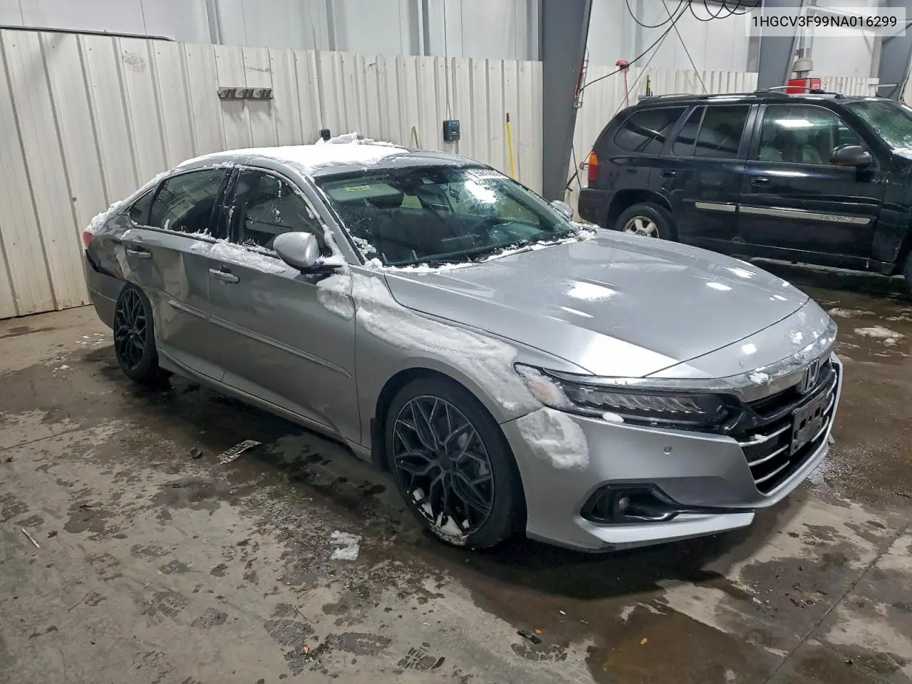 1HGCV3F99NA016299 2022 Honda Accord Touring Hybrid