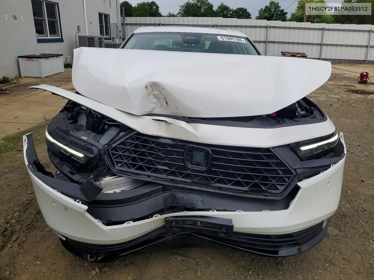 2023 Honda Accord Touring Hybrid VIN: 1HGCY2F81PA053312 Lot: 61995186