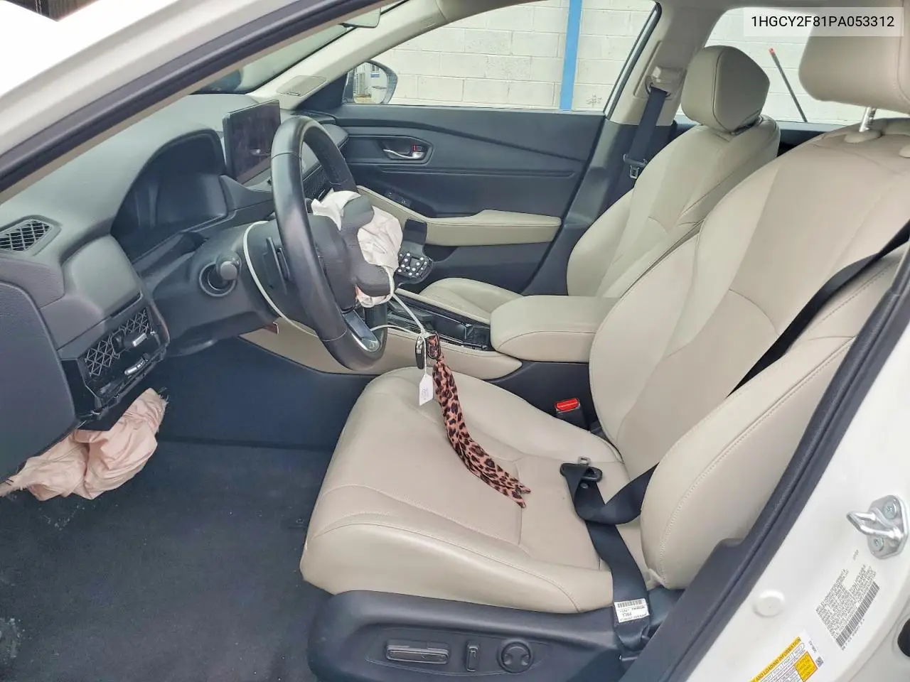 2023 Honda Accord Touring Hybrid VIN: 1HGCY2F81PA053312 Lot: 61995186