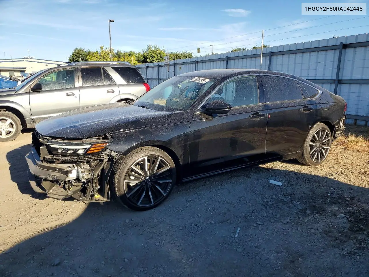 2024 Honda Accord Touring Hybrid VIN: 1HGCY2F80RA042448 Lot: 56368956