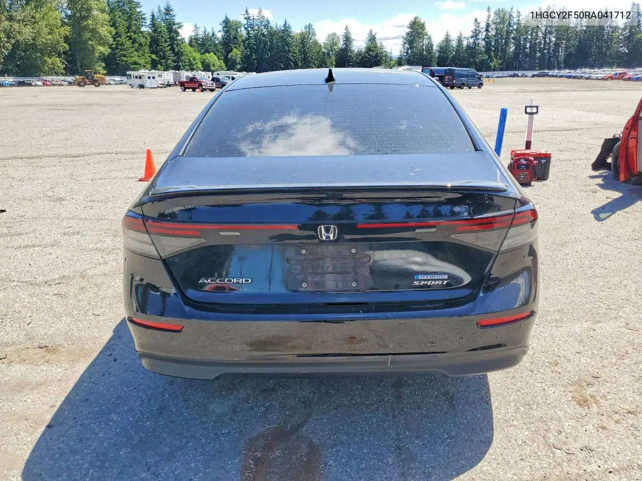 2024 Honda Accord Hybrid Sport VIN: 1HGCY2F50RA041712 Lot: 56694526