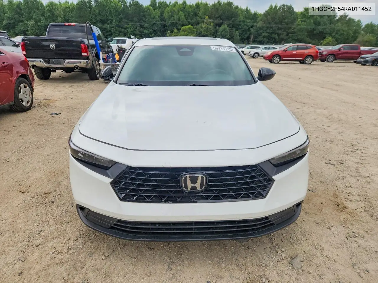 2024 Honda Accord Hybrid Sport VIN: 1HGCY2F54RA011452 Lot: 59911716