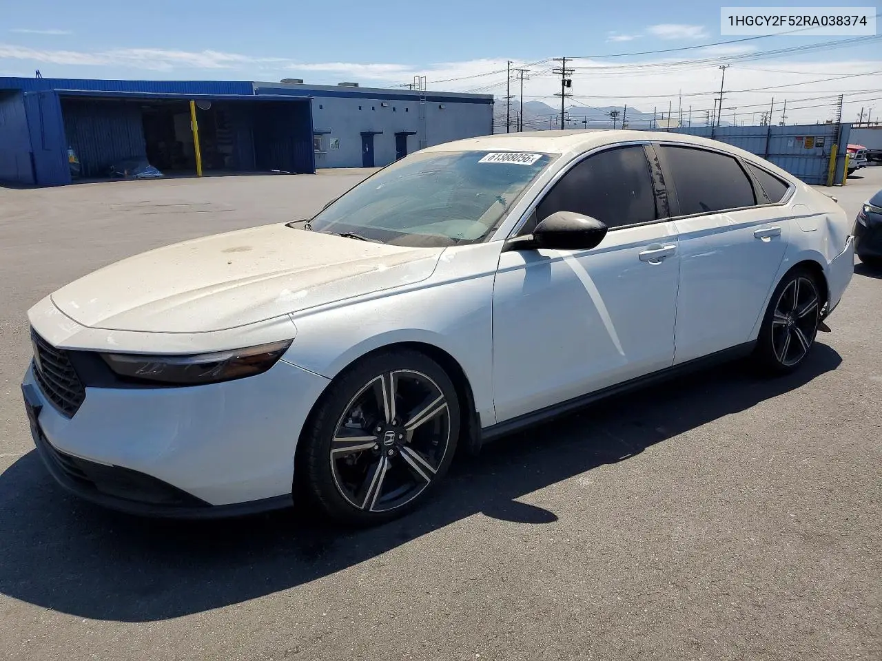 2024 Honda Accord Hybrid Sport VIN: 1HGCY2F52RA038374 Lot: 61388056