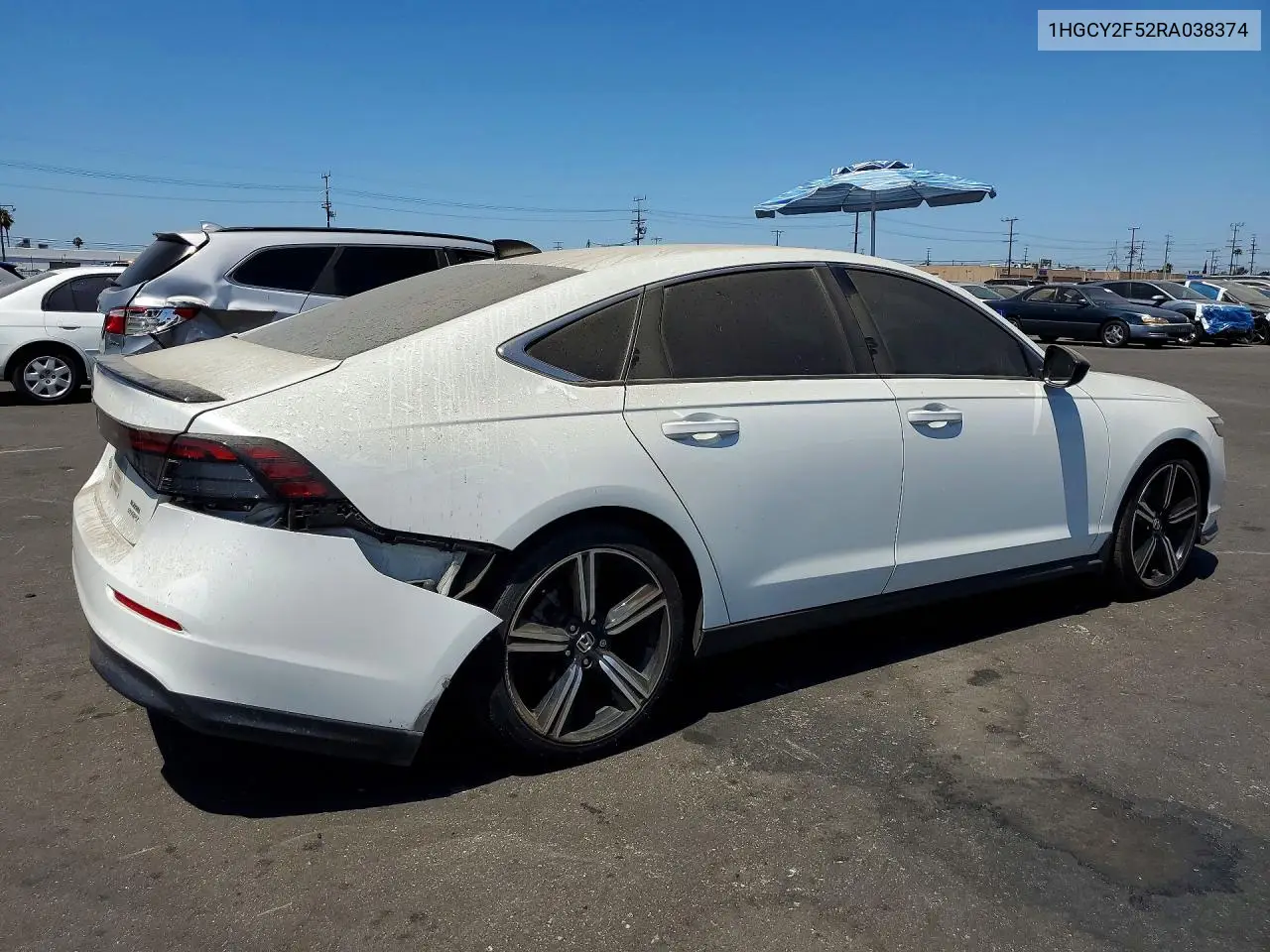 2024 Honda Accord Hybrid Sport VIN: 1HGCY2F52RA038374 Lot: 61388056