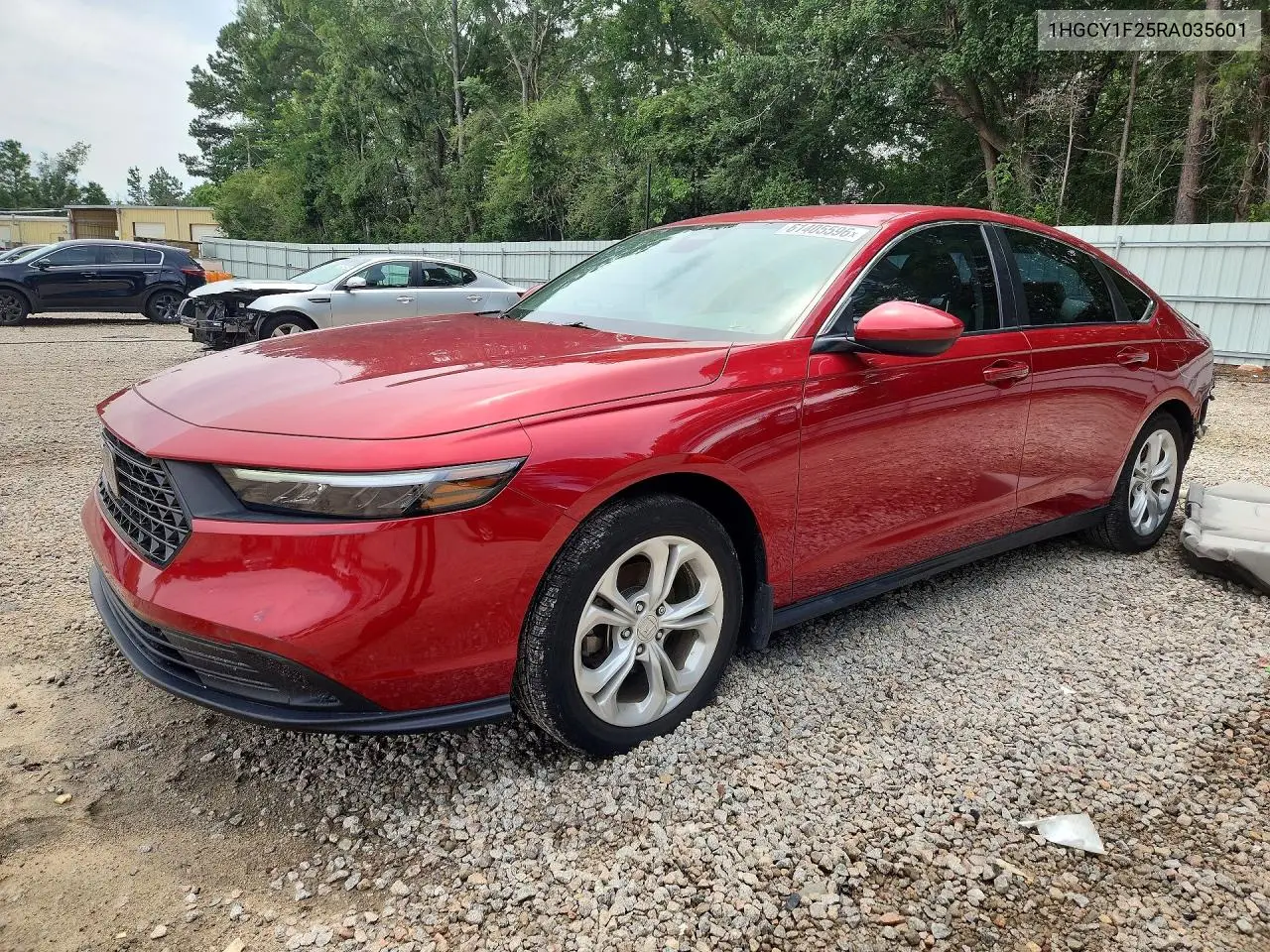 2024 Honda Accord Lx VIN: 1HGCY1F25RA035601 Lot: 61405596