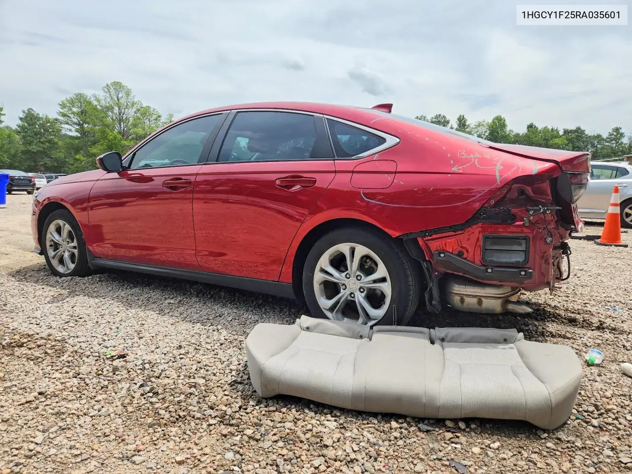 2024 Honda Accord Lx VIN: 1HGCY1F25RA035601 Lot: 61405596